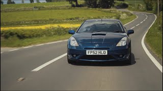 Toyota Celica VVTLi 190 vs Hyundai Coupe Review Kinda [upl. by Auqinet533]