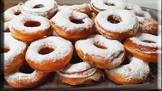 ROSQUILLAS RELLENAS  como hacer las ROSQUILLAS receta Facil ESPONJOSAS Y muy sabrosa [upl. by Legna]