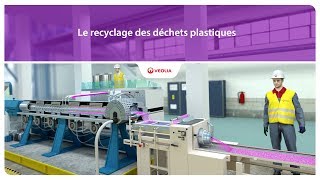 Le recyclage des déchets plastiques  Veolia [upl. by Ahsekal]