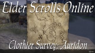 Clothier Survey Auridon Elder Scrolls Online [upl. by Jenni]