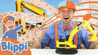 Im An Excavator  Blippi Digger Song  Educational Songs For Kids [upl. by Netaf115]