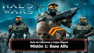 Halo Wars Definitive Edition  Calaveras y Cajas Negras  Misión 1 Base Alfa [upl. by Elyl]