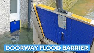 Incredible Doorway Flood Barrier [upl. by Nerfe]