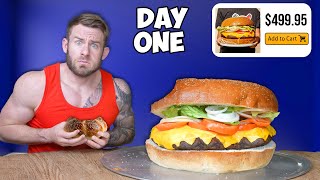 I Ate The Biggest Foods on the Internet for 10 Days [upl. by Enyrat]