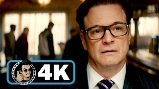 KINGSMAN THE SECRET SERVICE Movie Clip  Bar Fight 4K ULTRA HD Colin Firth Action 2014 [upl. by Anileme]