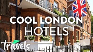 The Coolest London Boutique Hotels  MojoTravels [upl. by Lika]