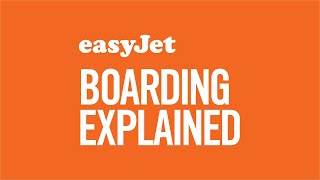 easyJet boarding explained [upl. by Herv580]