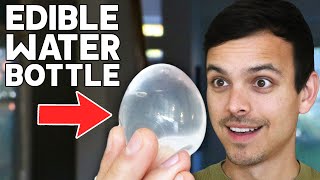 These Edible Water Bottles Are Unbelievable  DIY Edible Plastic [upl. by Anitnamaid967]