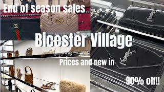 BICESTER VILLAGE 2025 Designer Outlet Prices and Sale Gucci YSL Burberry  Becca and Soph [upl. by Sekoorb232]