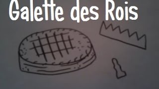 Dessiner une galette des rois [upl. by Ardel]