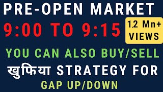 What is Pre Opening Session in Stock Market  How to trade in Pre Open Market [upl. by Yesor]