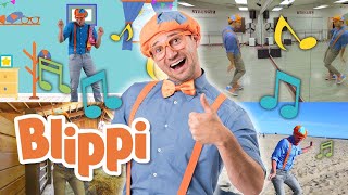 Move and Dance With Blippi  Learn To Dance  Educational Videos For Kids [upl. by Triley]