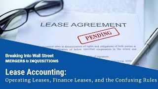 Lease Accounting Operating Leases Finance Leases and the Confusing Changing Rules [upl. by Ringo]