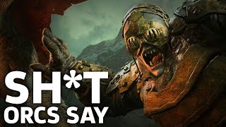 Shadow Of War Best St Talking Orcs [upl. by Karlen]