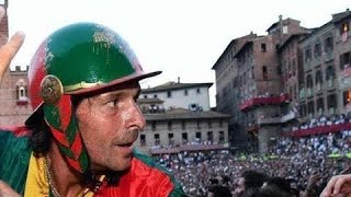 Palio di Siena the entire day Siena Tuscany Italy Europe [upl. by Ellimac834]