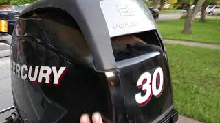 Mercury Marine 30 introduction wont start [upl. by Brass135]