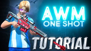 AWM One Shot 💙 Full Tutorial [upl. by Hidie11]