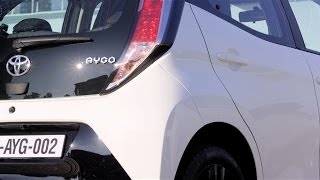 ENG Toyota Aygo  First Test Drive and Review [upl. by Einuj541]