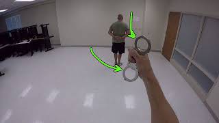 Department of Criminal Justice Training DOCJT Standing Handcuffing [upl. by Helprin]