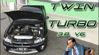 Twin Turbo 38L V6 VU Holden Ute build [upl. by Darce372]