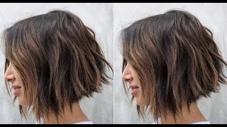 Perfect Layered bob haircut amp hairstyles for 2021 [upl. by Bradwell]