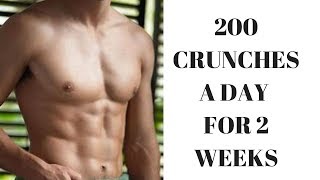 200 crunches a day for 2 weeks [upl. by Clancy]