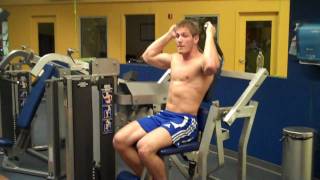 How To Abdominal Crunch Hammer Strength [upl. by Parlin]