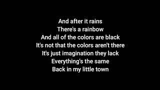 SIMON amp GARFUNKEL My Little Town lyrics [upl. by Vinnie]