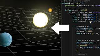 Simulating Gravity in C [upl. by Setsero]