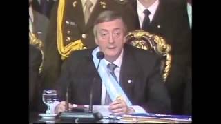 Asuncion de Nestor Kirchner a la Presidencia de la Nacion [upl. by Garrett]