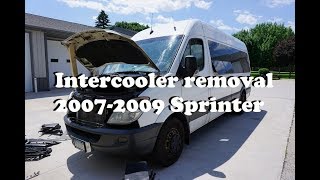 20072009 Sprinter Intercooler removal boost leak test [upl. by Alyssa]