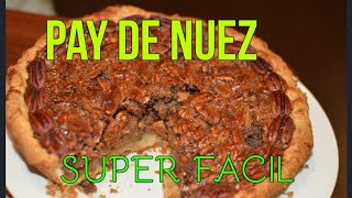 Pay de nuez receta muy fácil [upl. by Elleinaj]