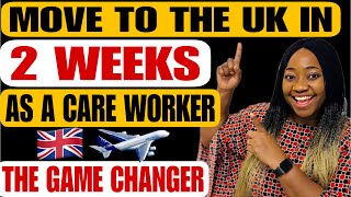 HOW TO MOVE TO THE UK IN 2 WEEKS AS A CARE WORKER  SENIOR CARER  HEALTH amp CARE WORKER VISA 2023 [upl. by Esilanna]