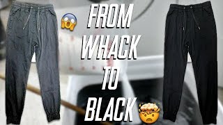 HOW TO DYE YOUR FADED BLACK PANTS [upl. by Charil]