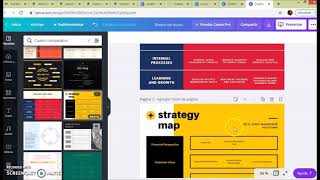 Tutorial 1 Crear un cuadro comparativo en Canva [upl. by Gnik]