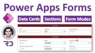 Power Apps Form Control Tutorial  New Edit Form [upl. by Nikos]