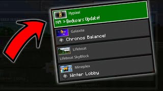 How To Play Hypixel On Bedrock Edition  Tutorial [upl. by Thacker]