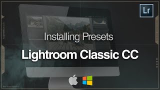 How To Install Presets in Lightroom Classic CC  Lightroom Tutorial [upl. by Scornik]