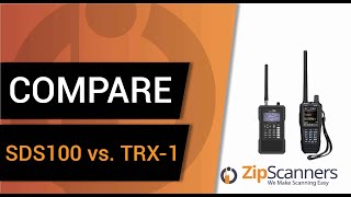 Uniden SDS100 vs Whistler TRX1  Police Scanner Comparison [upl. by Dimond]