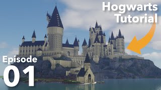 How to build Hogwarts in Minecraft  Episode 1  Foundations [upl. by Junieta]