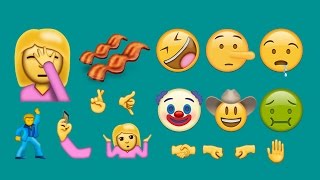 All 72 New Emojis for 2016 [upl. by Lavelle363]