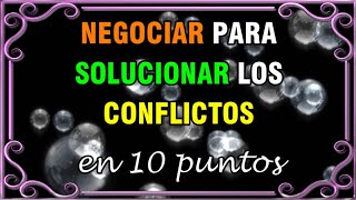 Negociar para solucionar conflictos [upl. by Ahsem]