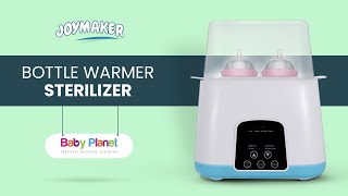 Joymaker Bottle Warmer amp Steriliser  Baby Planet [upl. by Ho]