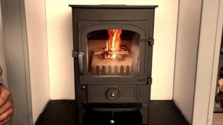 Lighting a Clearview Pioneer 400 Wood Burning Stove [upl. by Resa68]