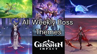 All Weekly Boss Themes  Genshin Impact [upl. by Akenna530]