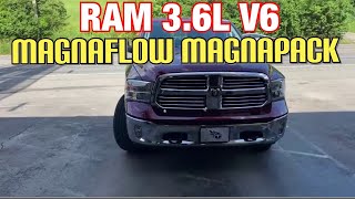 2017 RAM 36L V6 EXHAUST w MAGNAFLOW MAGNAPACK [upl. by Ahsiki902]