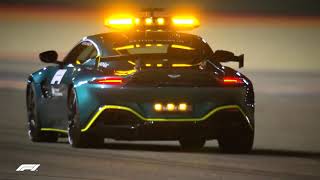 F1 2021 Aston Martin and MercedesAMG Safety Car Hit the Track [upl. by Ylaek]