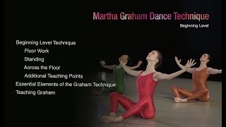 Martha Graham Dance Technique Beginning Level [upl. by Fujio]