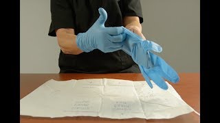 Putting on Sterile Gloves [upl. by Ruel]