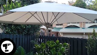 Umbrosa Paraflex umbrella installation [upl. by Riem]